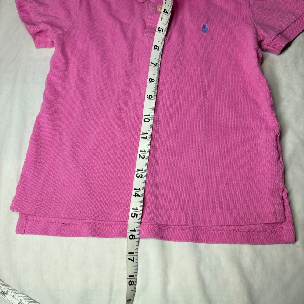 Polo Ralph Lauren Kids Pink Short Sleeve Pique Polo Shirt Size 4 4T Pony Logo